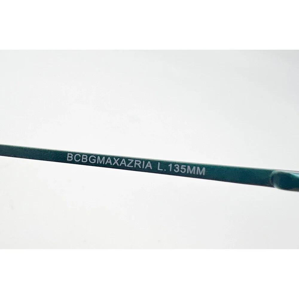 BCBGMAXAZRIA Priscilla Eyeglasses Frames Black Teal 50-17-135 Women Eyewear